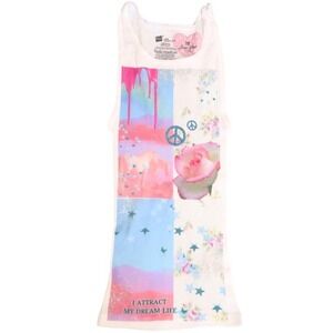 coquette y2k baby tee attract my dream life rose peace tank size XS
